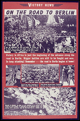 Allied Victories World War II Historical Poster