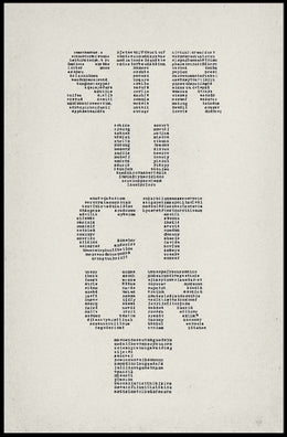 STRUCTURE Typography Art: Abstract or Artistic Poster