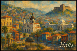 Scenic View of Haiti Poster