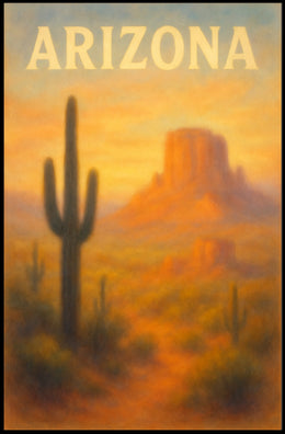 Arizona Desert Landscape Poster