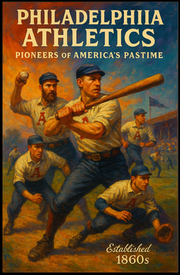 Philadelphia Athletics Pioneers Of Poster