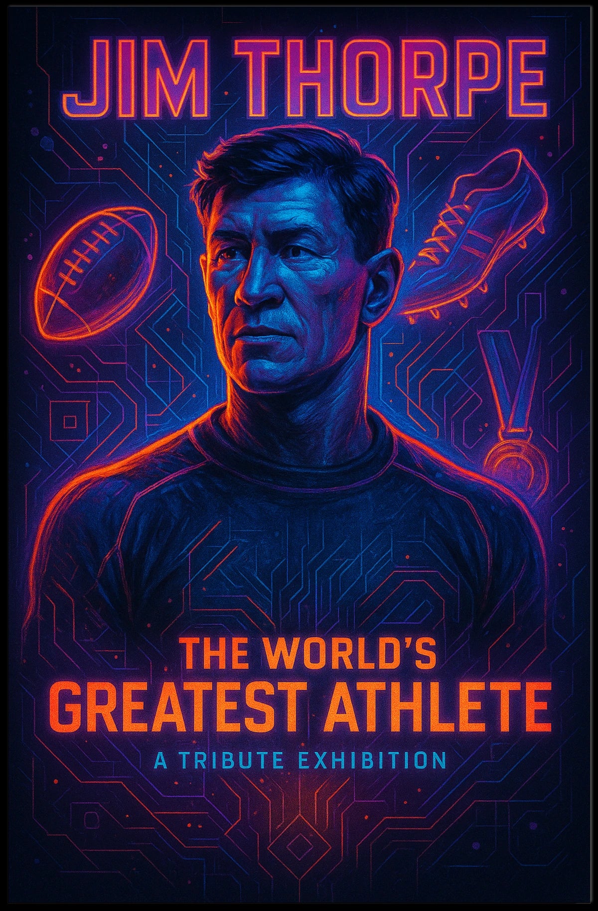 Jim Thorpe Legendary Athlete Jim Thorpe Poster
