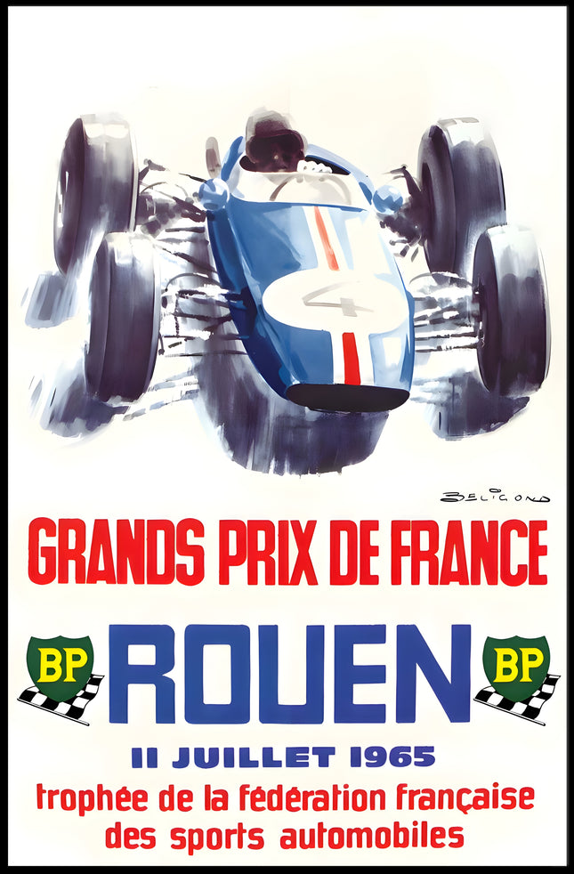 Grands Prix de France 1965 Poster