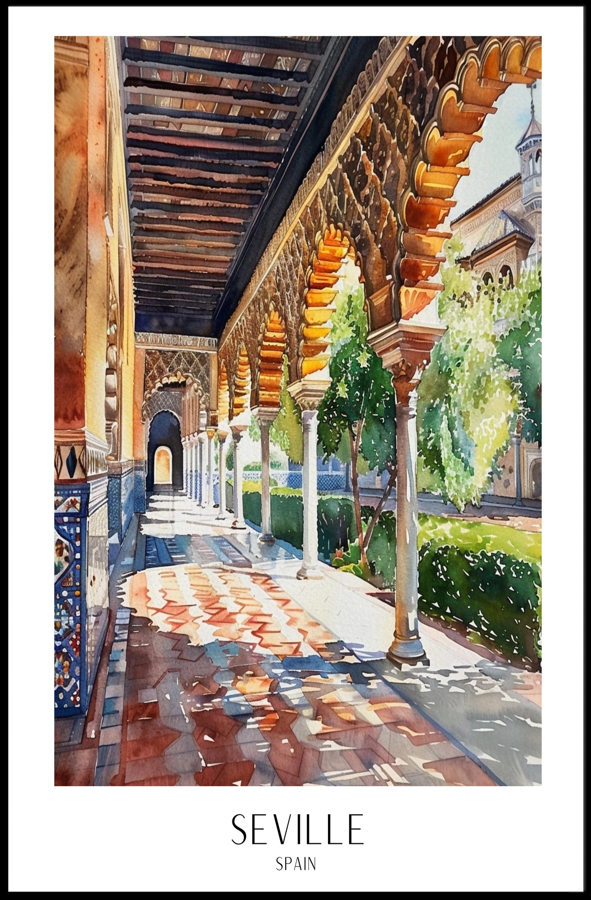 Seville A Glimpse of Spain Poster