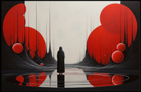Enigma and Solitude Abstract Artistic Poster