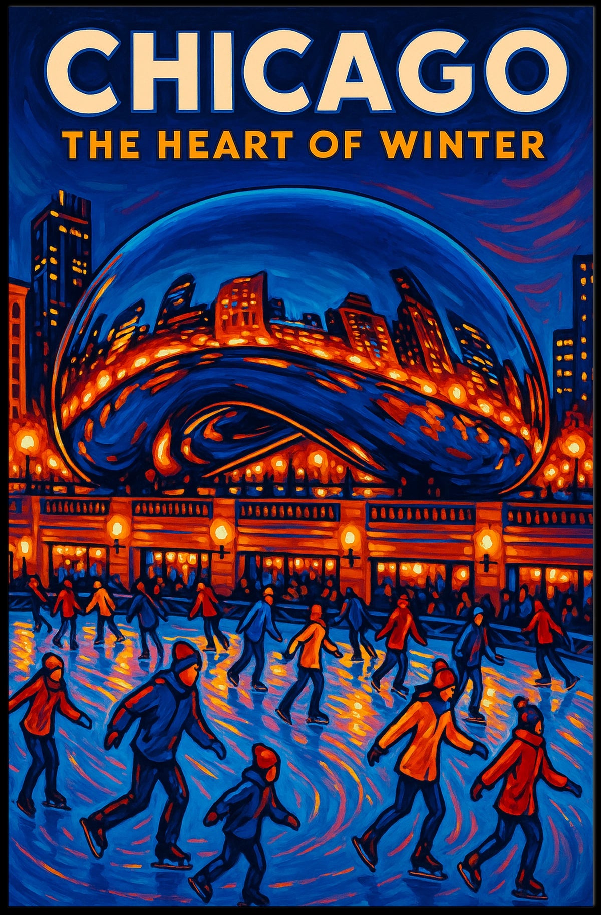 Chicago The Heart Of Winter Poster