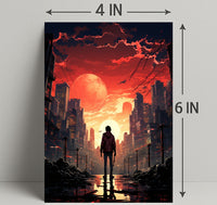 Dystopian Sunset Poster
