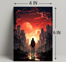 Dystopian Sunset Poster