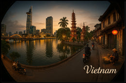 Vietnam at Dusk Poster