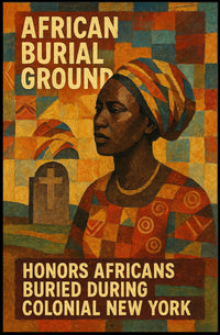 African Burial Ground Memorial Poster
