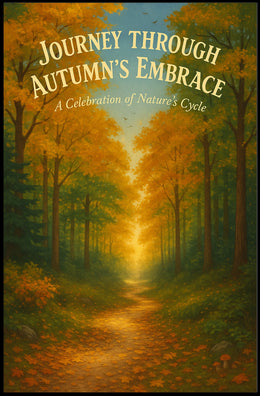 Journey Through Autumns Embrace Poster