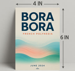Bora Bora Travel Poster PosterGoat