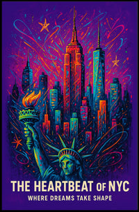 The Heartbeat of NYC Poster
