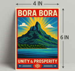 Bora Bora  Unity & Prosperity Poster PosterGoat