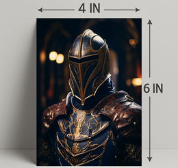Knight In Shining Armor Poster PosterGoat