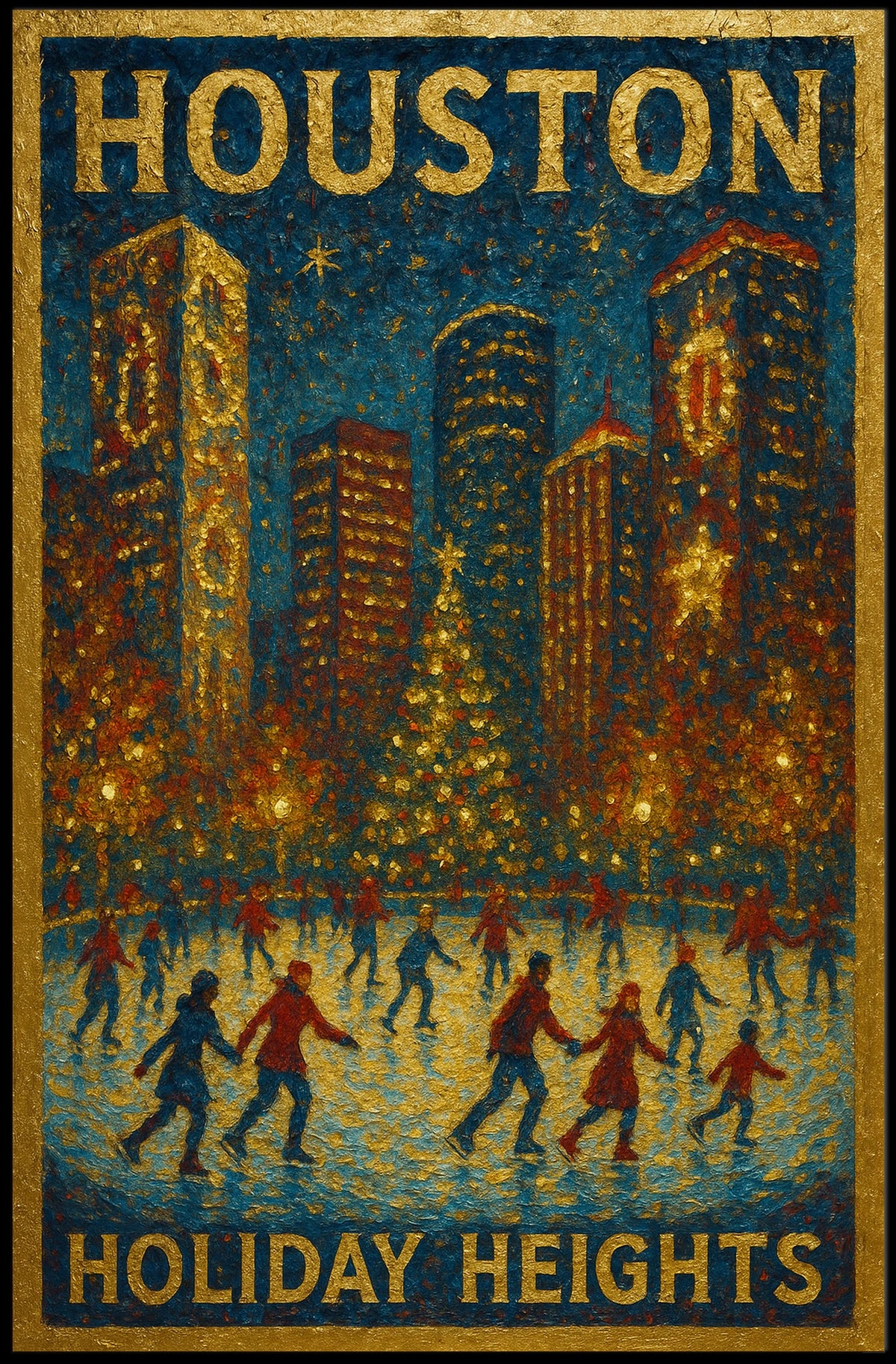 Holiday Heights In Houston Poster