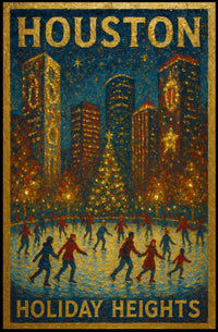 Holiday Heights In Houston Poster
