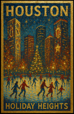 Holiday Heights In Houston Poster