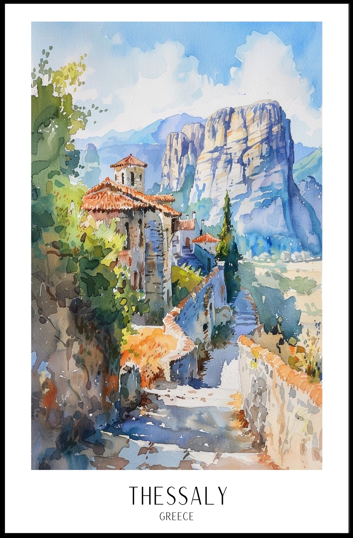 Thessaly, Greece Poster