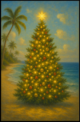 Tropical Christmas Poster