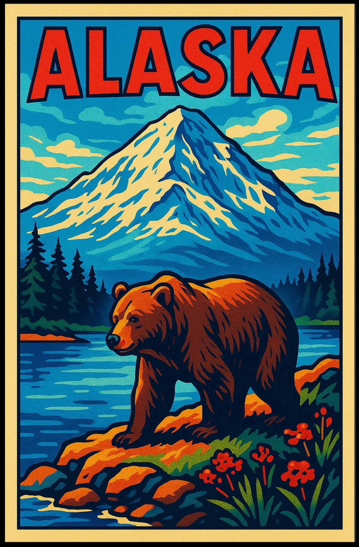 Majestic Alaska Poster