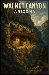 Walnut Canyon, Arizona Poster