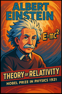 Albert Einstein Theory Of Relativity Poster
