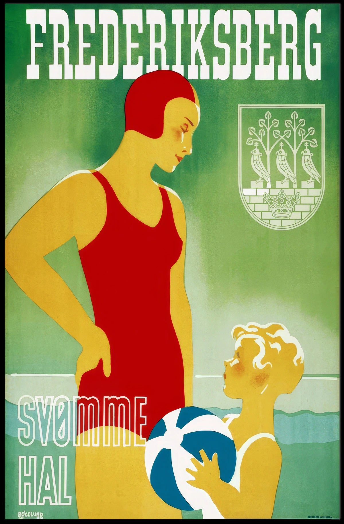 Frederiksberg Svømmehal Poster