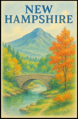 New Hampshire Scenic Poster