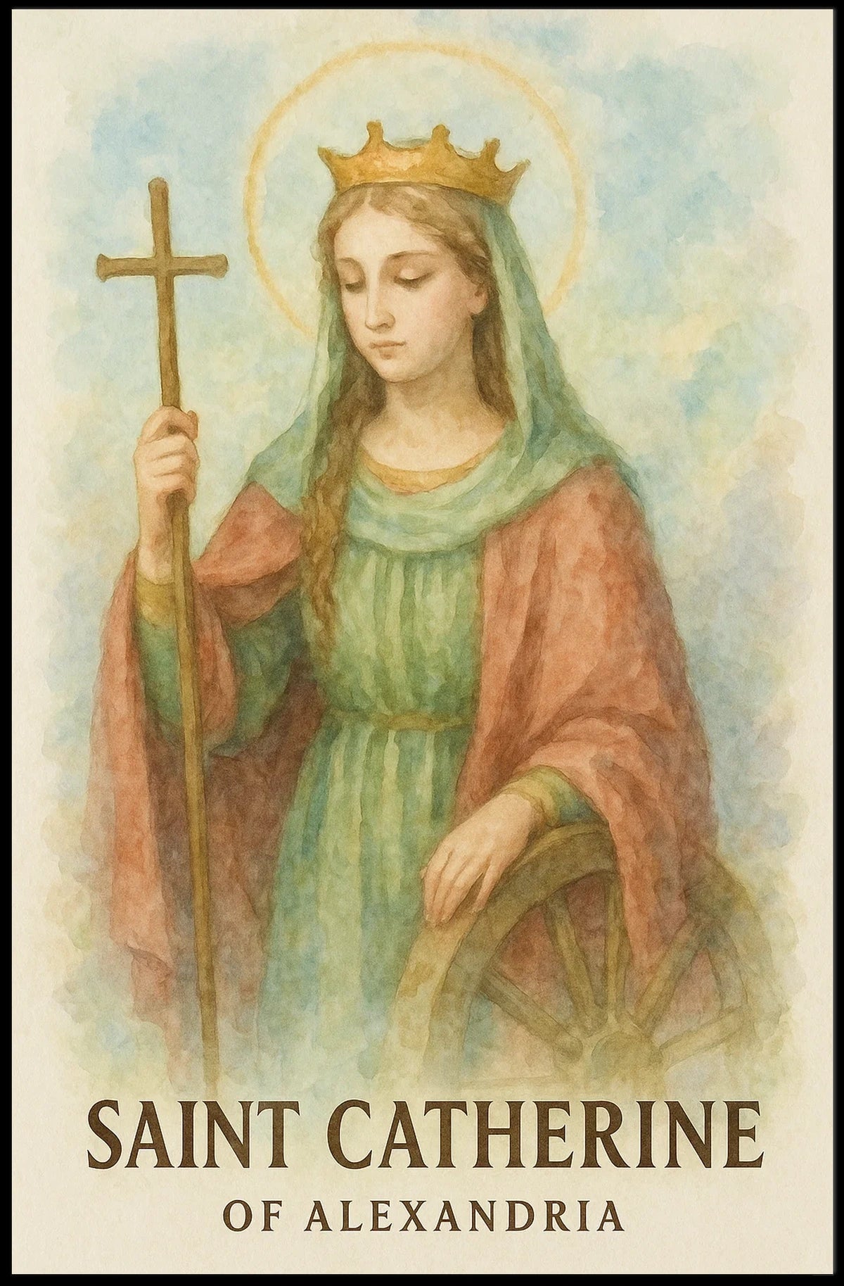 Saint Catherine of Alexandria Poster
