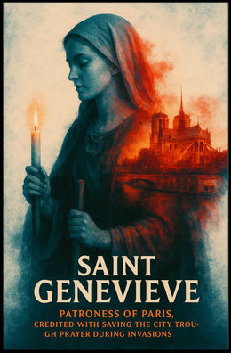 Saint Genevieve Patroness Of Paris Poster