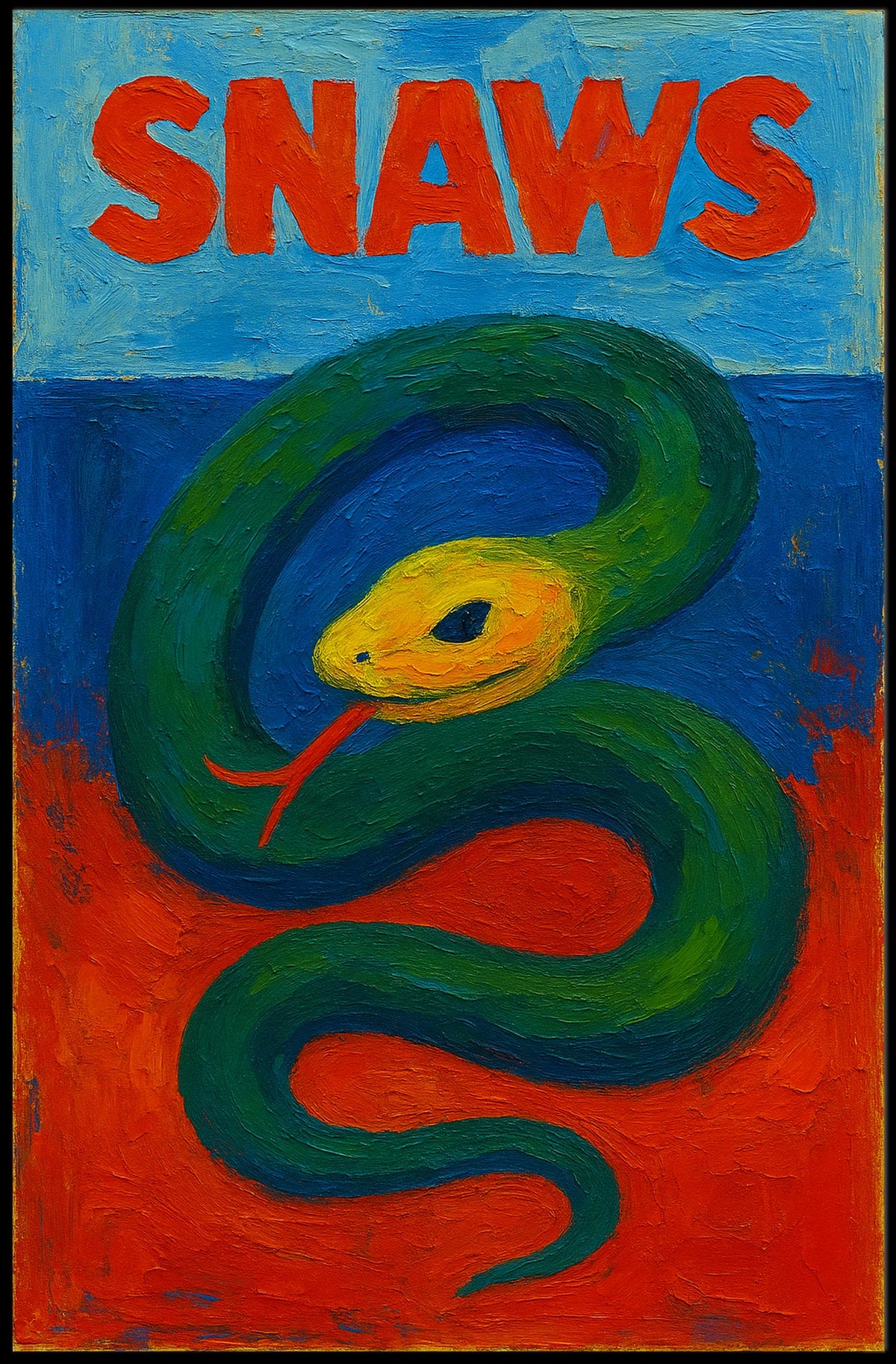Snaws Serpentine Art Poster