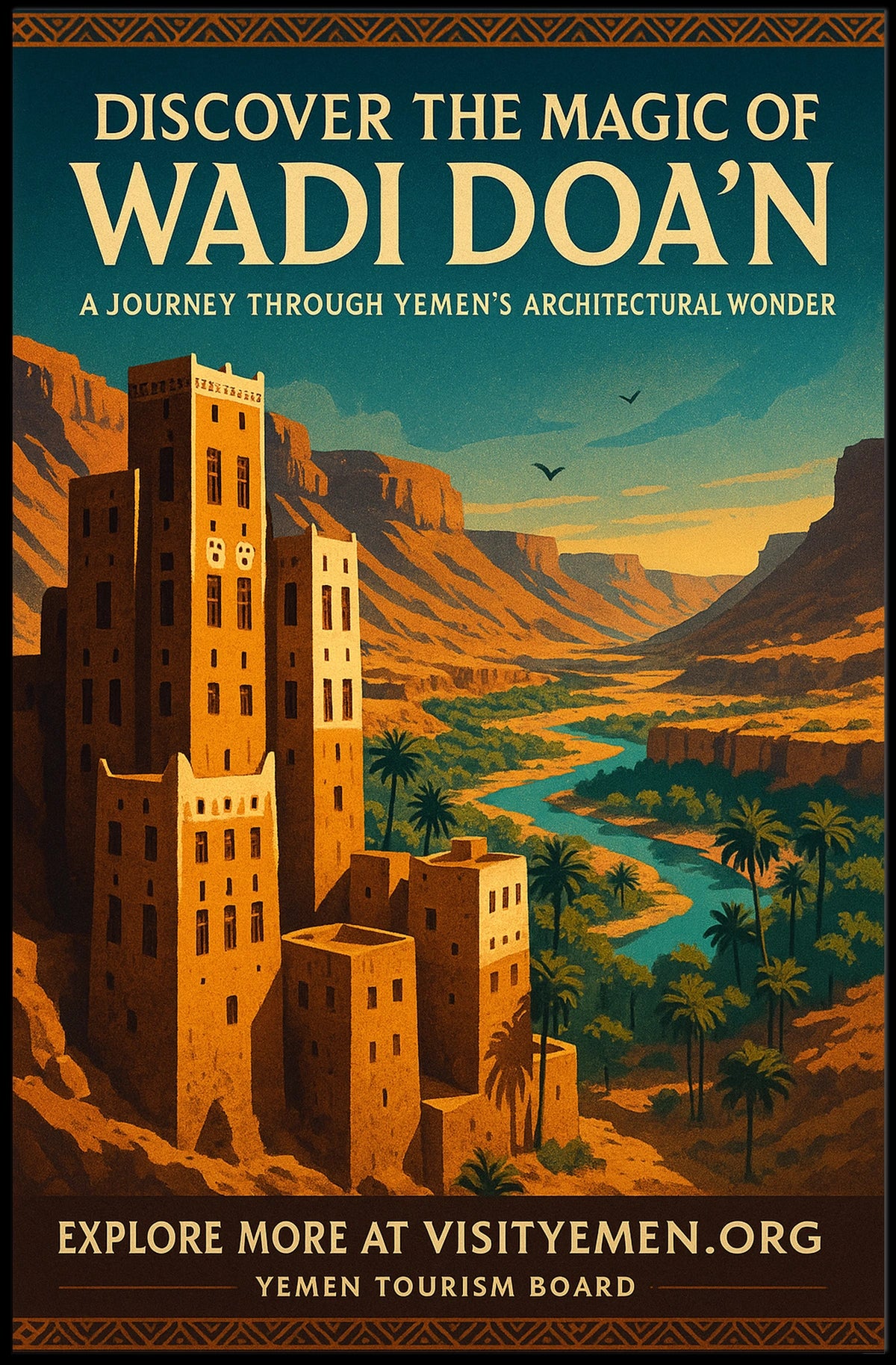 Discover The Magic Of Wadi DoaN Poster
