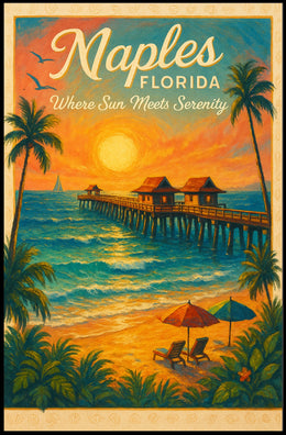 Naples, Florida Where Sun Meets Serenity Poster