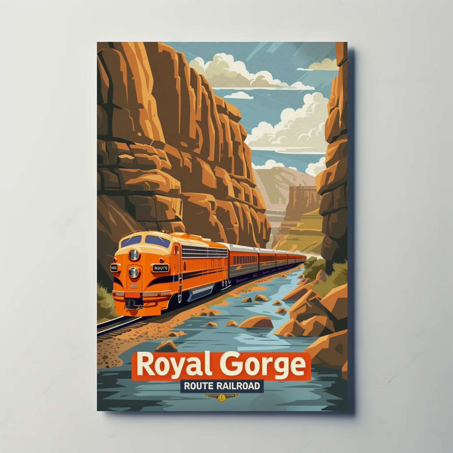 Royal Gorge Route Railroad Canyon Poster Poster