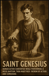 Saint Genesius Patron Of Actors And Poster