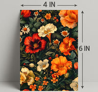 Vibrant Floral Symphony William Morris Art Poster