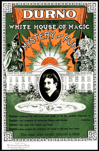 Durno Magic Show Vintage Entertainment Poster