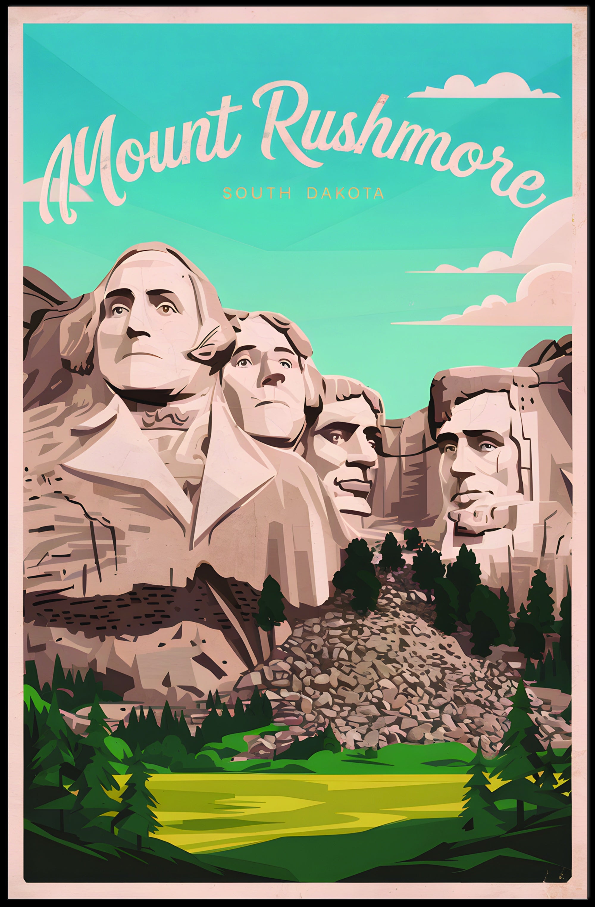 Mount Rushmore Poster