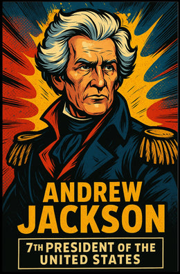 Andrew Jackson Seventh President Poster Wall Art 18x24