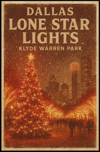 Dallas Lone Star Lights Poster