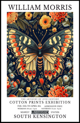 The Artistry of 19th Century Cotton Prints Exhibition Poster