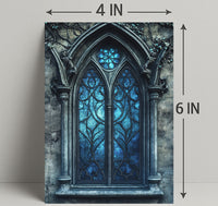Gothic Window Elegance Poster