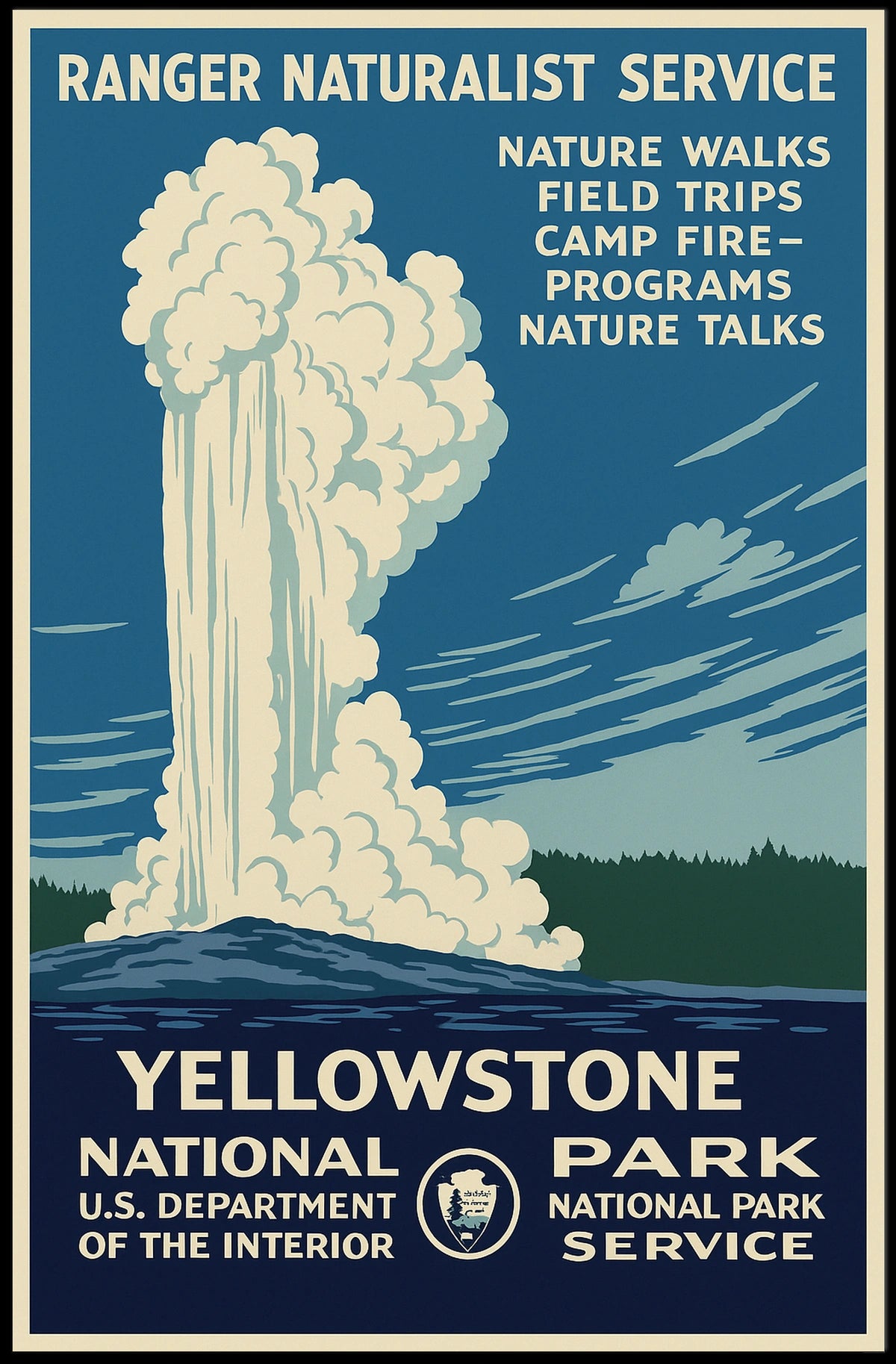 Yellowstone National Park Poster