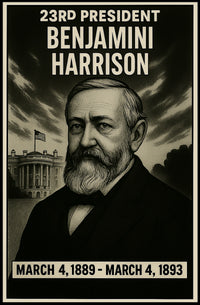 Benjamin Harrison 23Rd President Poster