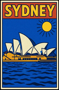 Sydney Pop Art Poster