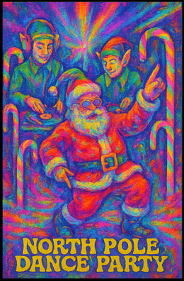 North Pole Dance Party Poster