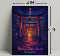 Fushimi Inari Shrine Pathway Cultural or Heritage Poster