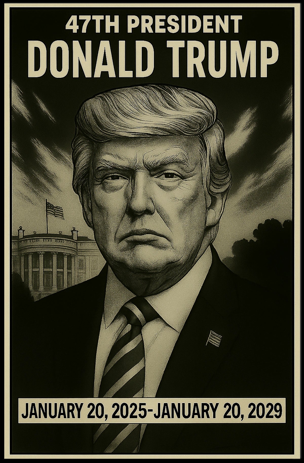 Donald Trump 47Th President Poster