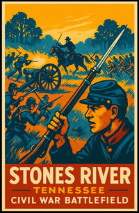 Stones River Tennessee Civil War Poster